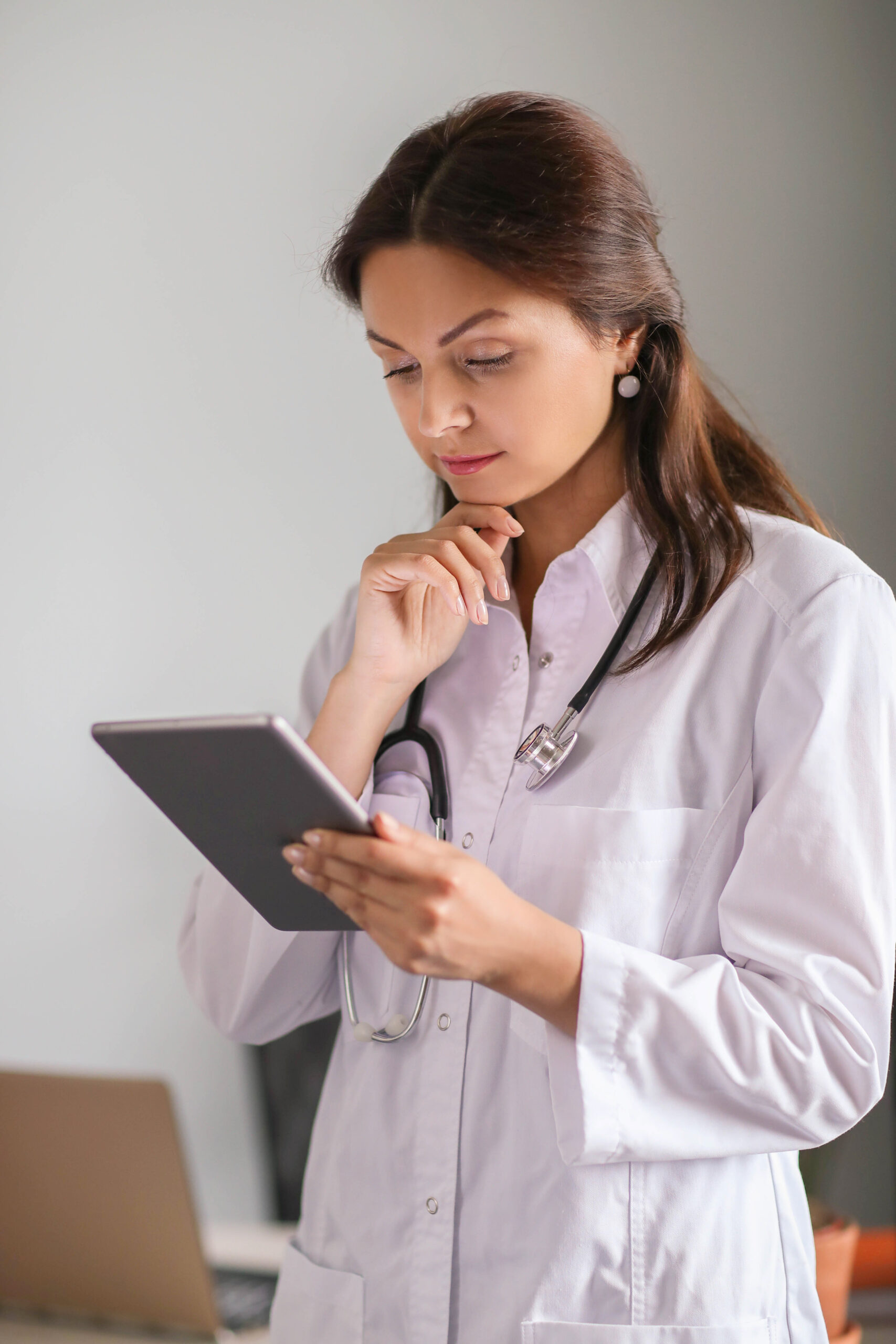 Doctor at work in the hospital